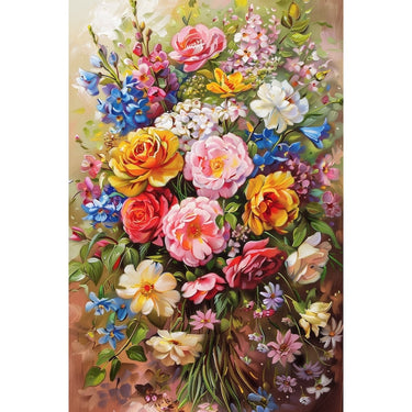Bouquet of Flowers Acrylic Canvas